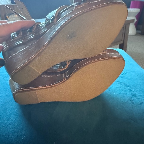 BEDSTU Stylish Brown Leather Sandals - Picture 6 of 8